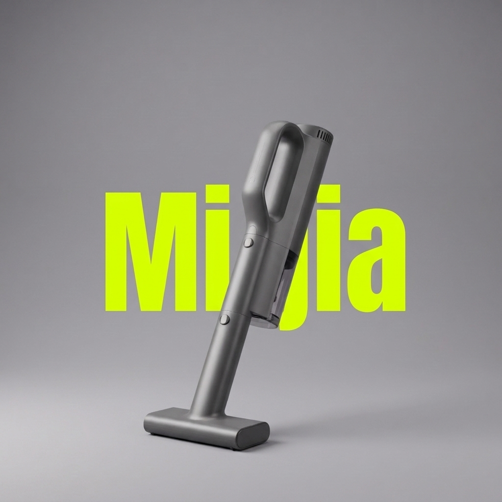 Mijia Aspiradora de Coche 21kPa Succión Carga Tipo-C Filtración de 5 Etapas 2400mAh Aspiradoras Inalámbricas Domésticas Lavable